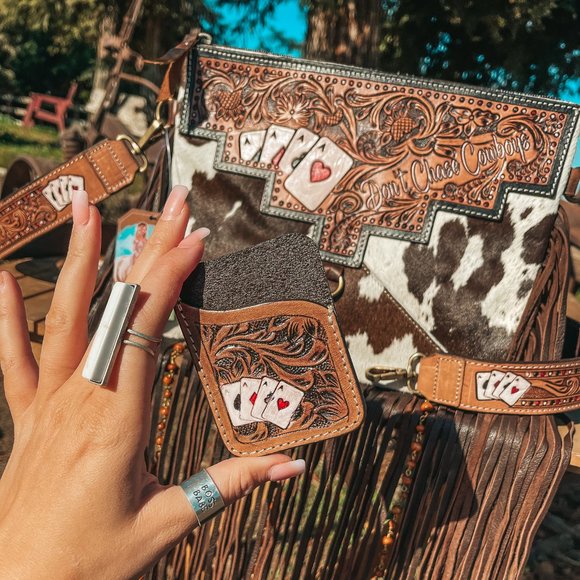 Aces Card Holder a Haute Southern Hyde by Beth Marie Exclusive - Picture 1 of 2